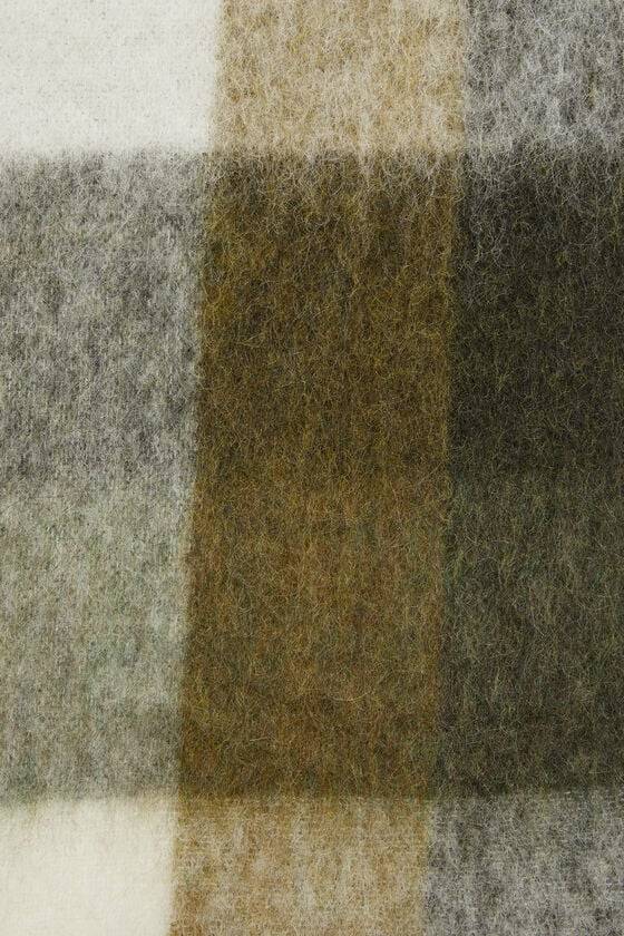 Acne Studios Karierter Schal aus Mohair Osterangebot