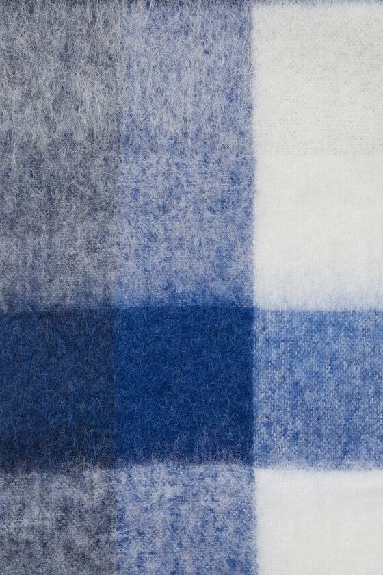 Acne Studios Karierter Schal aus Mohair Heißer Verkauf