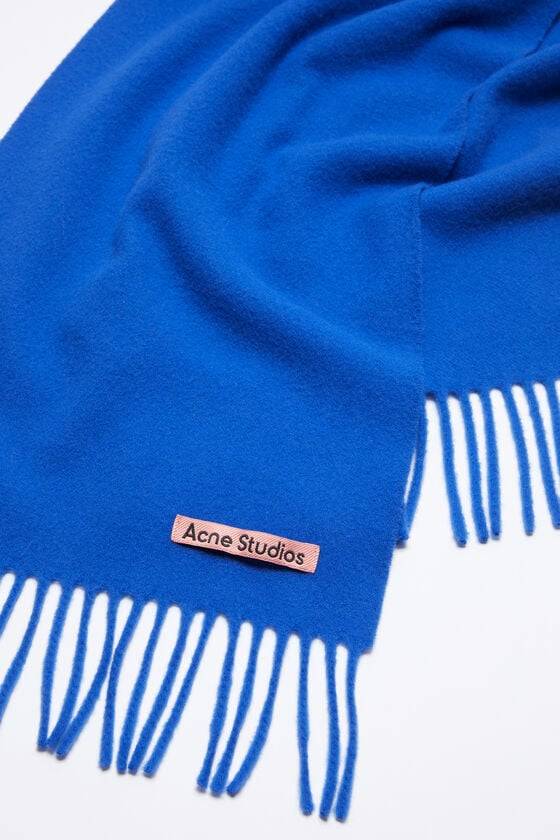 Acne Studios Schmaler Fransen-Schal aus Wolle Top Angebot