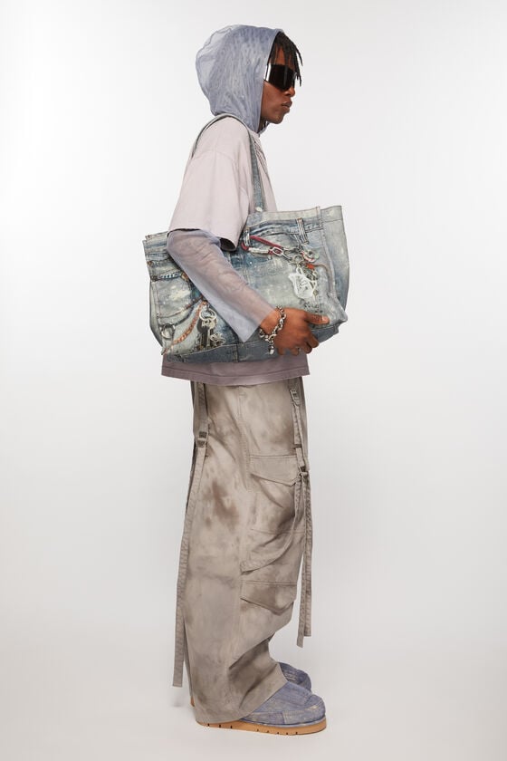 Acne Studios Bedruckte Tote Bag Neueste Mode
