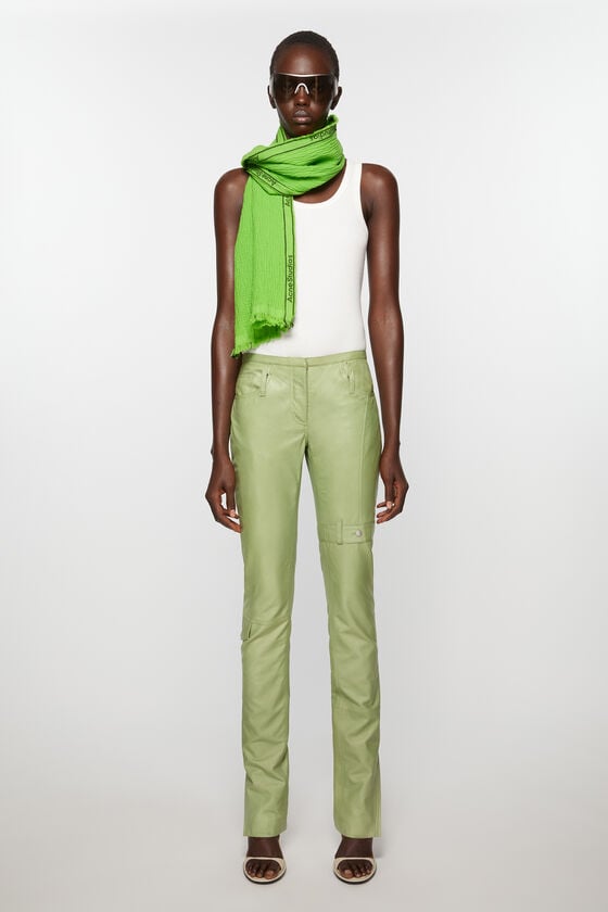 Acne Studios Schal mit Logo-Tape Blitzangebot