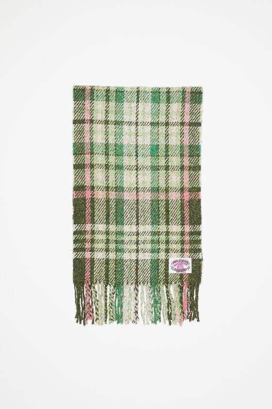 Acne Studios Fransen-Schal mit Karomuster Bestseller