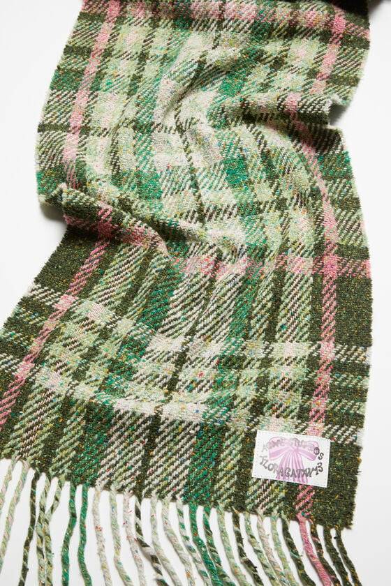 Acne Studios Fransen-Schal mit Karomuster Bestseller