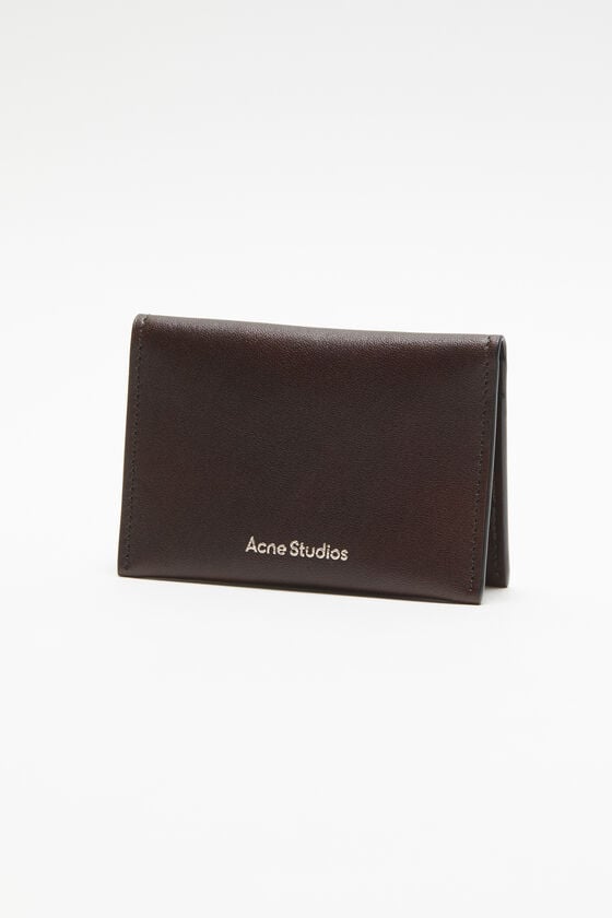 Acne Studios Gefaltete Lederbrieftasche VIP-Rabatte