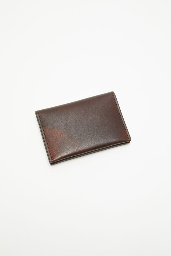 Acne Studios Gefaltete Lederbrieftasche VIP-Rabatte