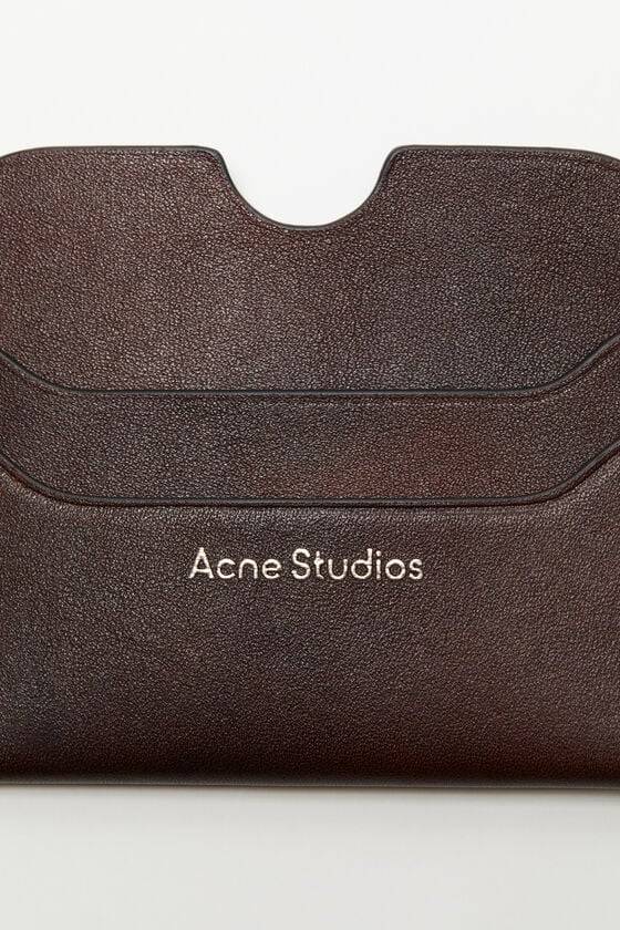 Acne Studios Ledernes Karten-Etui Wochenangebot