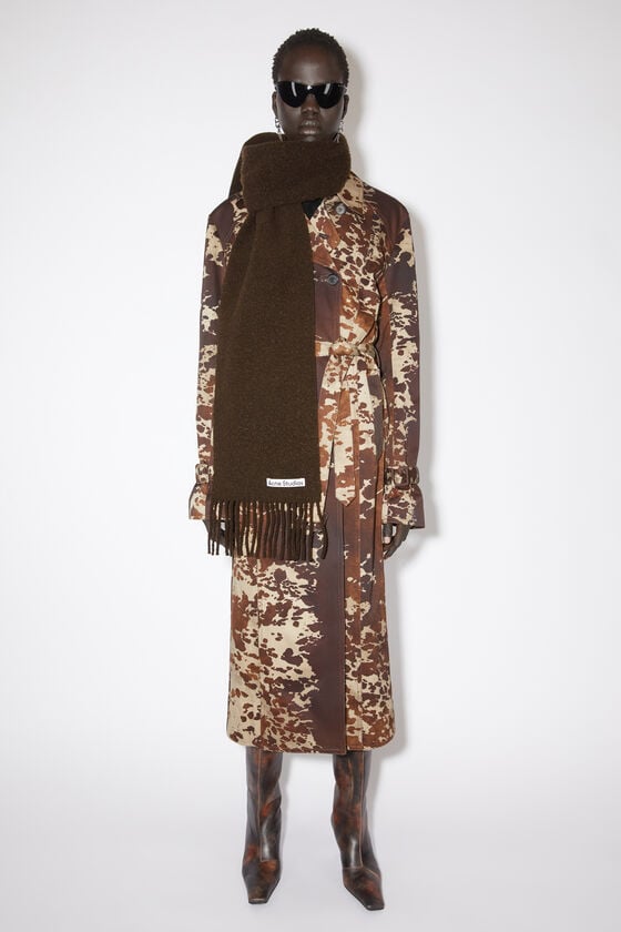 Acne Studios Fransen-Schal aus Wolle Sonderangebot der Fabrik