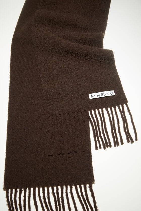 Acne Studios Fransen-Schal aus Wolle Sonderangebot der Fabrik