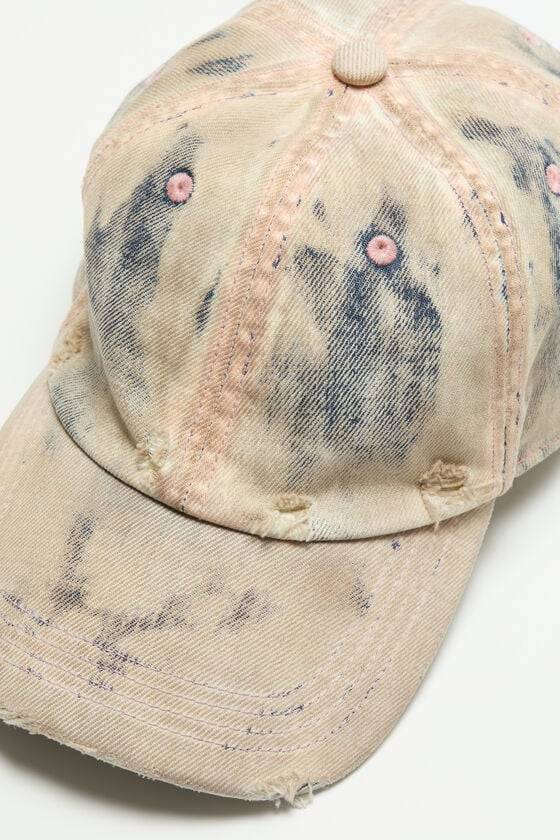 Acne Studios Kappe aus beschichtetem Denim Vierteljährliche Förderung