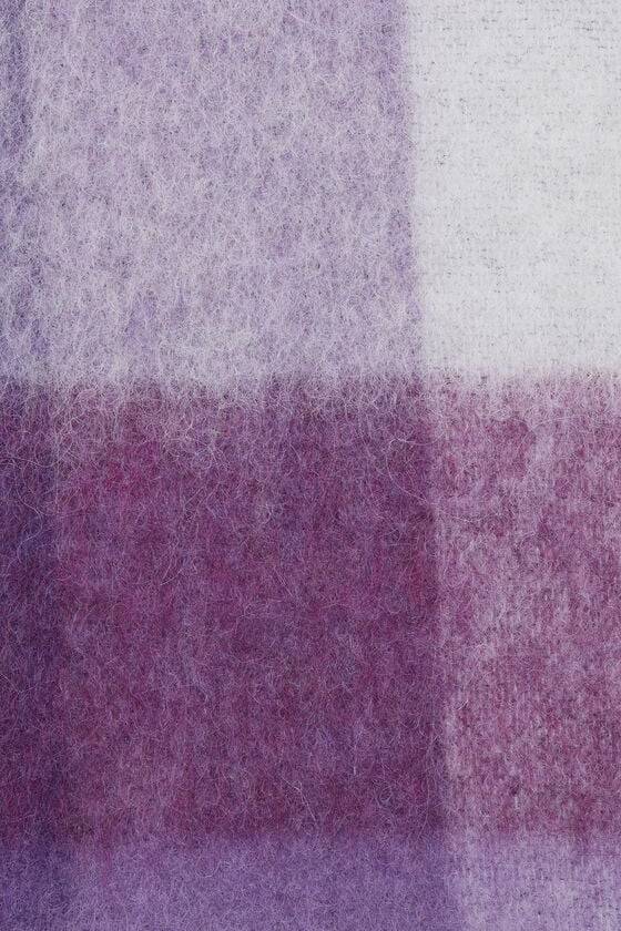 Acne Studios Karierter Schal aus Mohair Nur noch ein Tag übrig