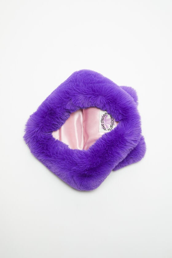Acne Studios Flauschige Mütze mit Schleife Super Rabatt