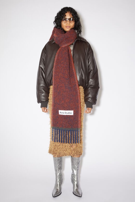 Acne Studios Woll-Mohair-Schal – Schmal Riesige Rabatte