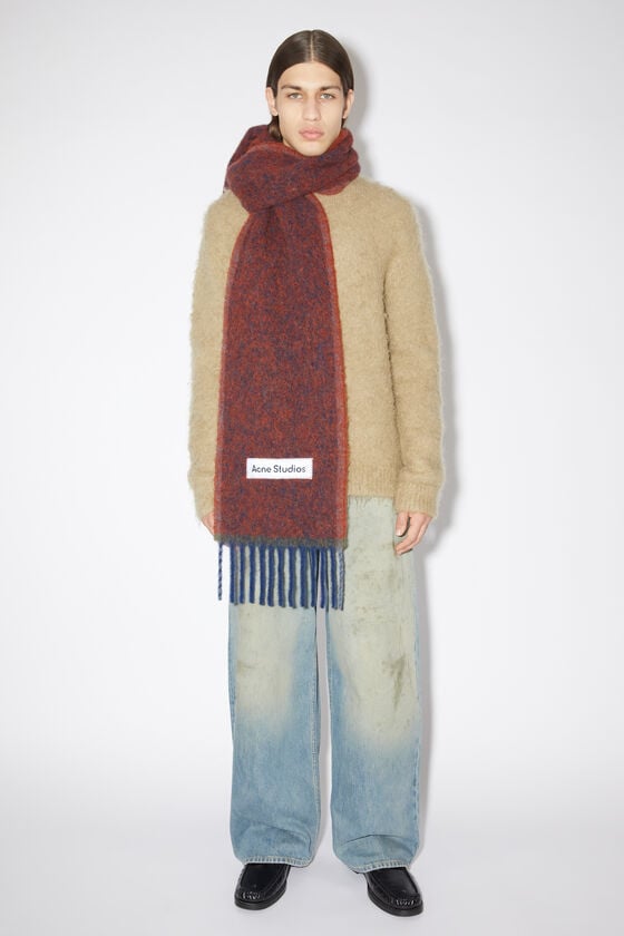 Acne Studios Woll-Mohair-Schal – Schmal Riesige Rabatte