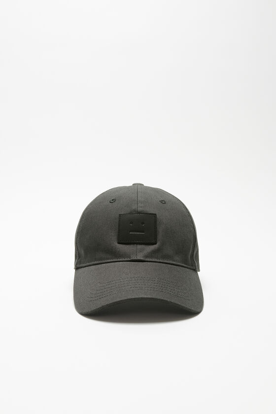 Acne Studios Leder Face-Patch Kappe 50% Rabatt mit kostenlosem Versand