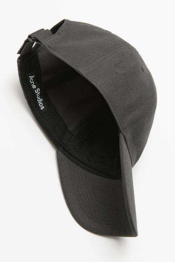 Acne Studios Leder Face-Patch Kappe 50% Rabatt mit kostenlosem Versand