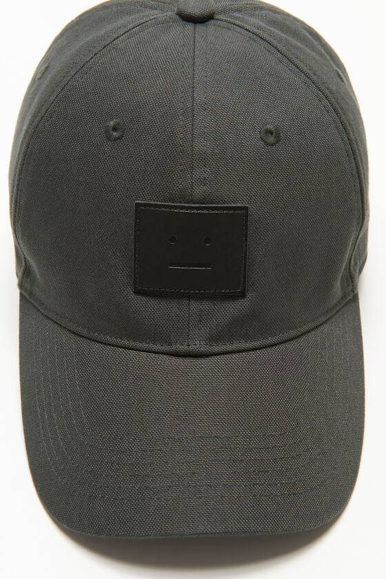 Acne Studios Leder Face-Patch Kappe 50% Rabatt mit kostenlosem Versand