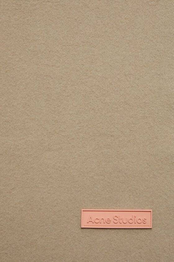 Acne Studios Schmaler Fransen-Schal aus Wolle Begrenzt auf 3 Tage