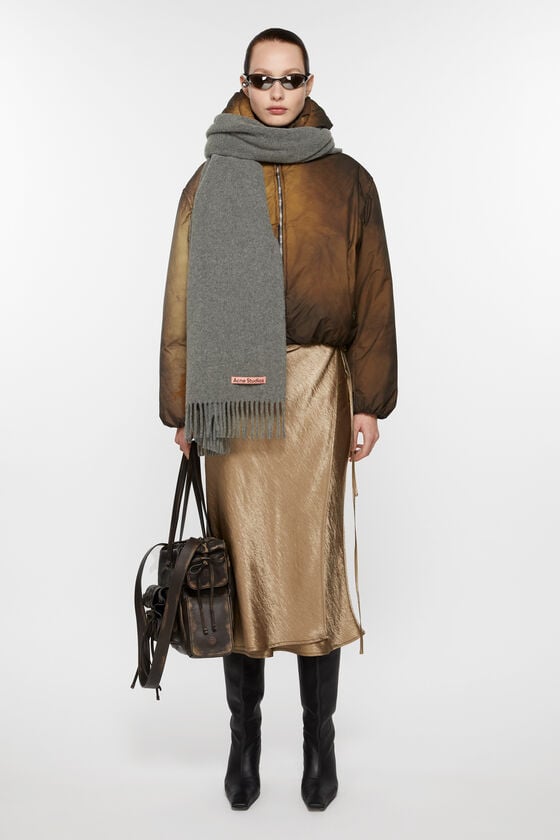 Acne Studios Oversized-Wollschal mit Fransen Hotsell