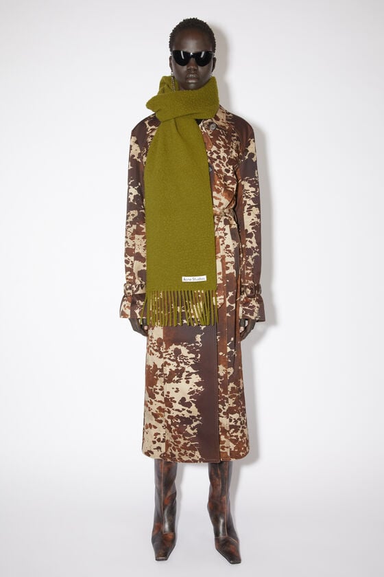 Acne Studios Fransen-Schal aus Wolle Fabrikverkauf