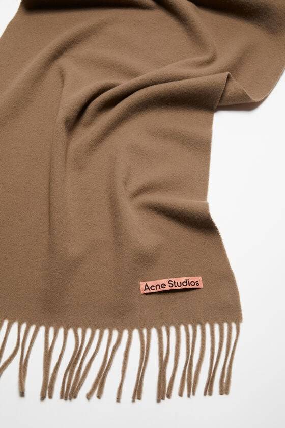 Acne Studios Schmaler Fransen-Schal aus Wolle Blitzverkäufe