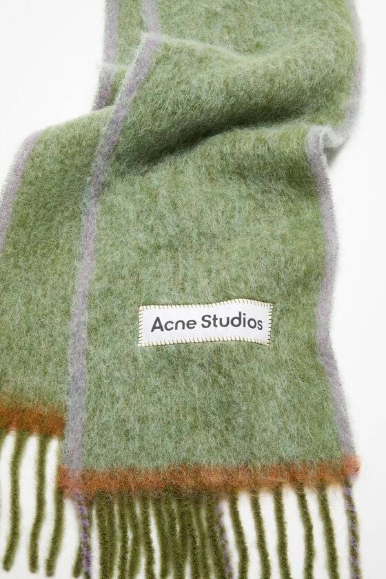 Acne Studios Woll-Mohair-Schal – Schmal Limitierter Zeitrabatt