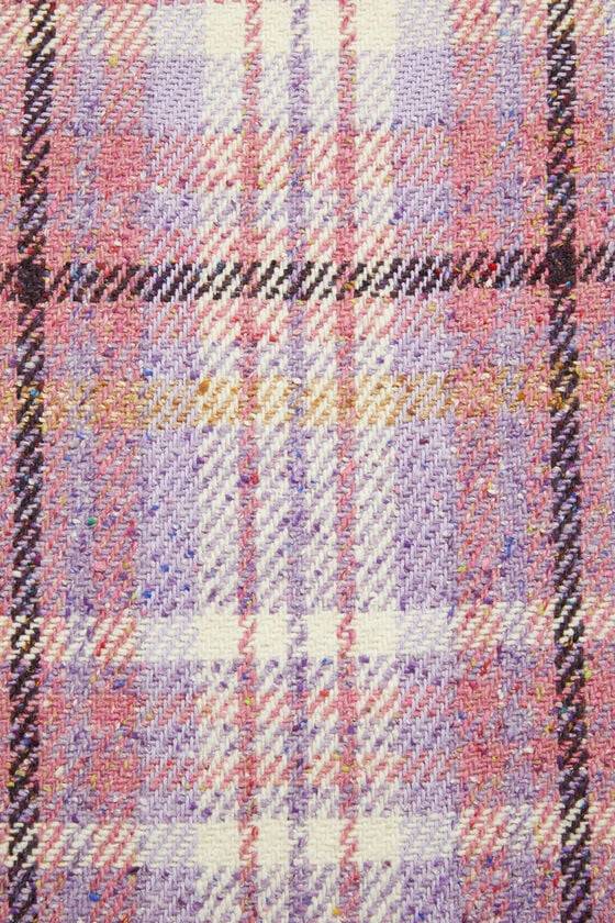 Acne Studios Fransen-Schal mit Karomuster Rabatt