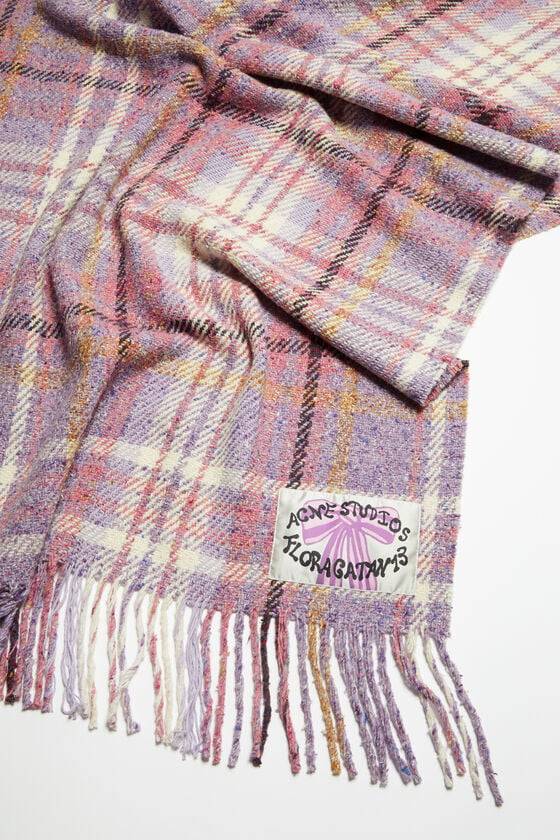 Acne Studios Karierter Oversized-Schal Günstig kaufen