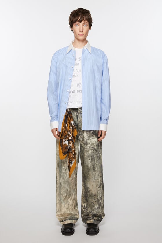 Acne Studios Bedruckter Seidenschal Exklusivangebot