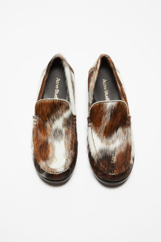 Acne Studios Loafer aus Leder Preisnachlass