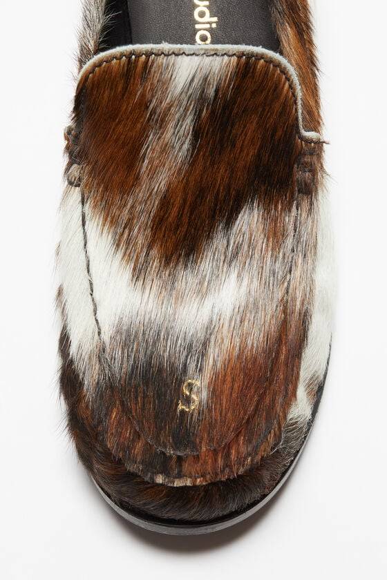Acne Studios Loafer aus Leder Preisnachlass