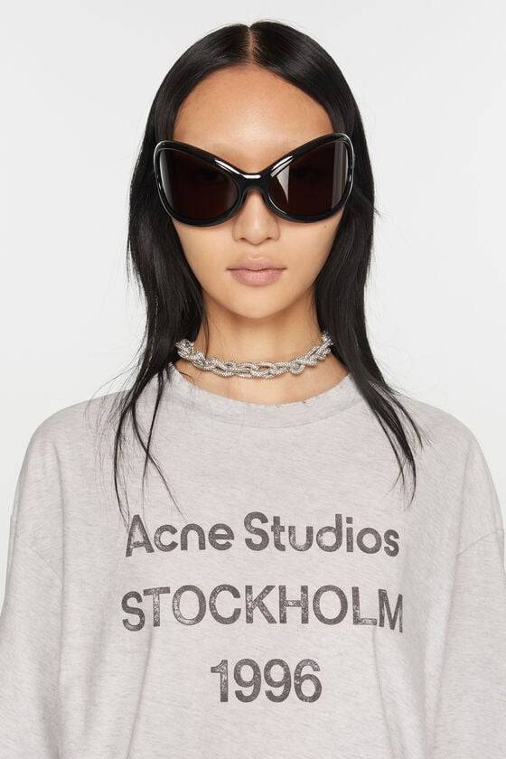 Acne Studios Halskette mit Kristallkordeldesign Osterangebot