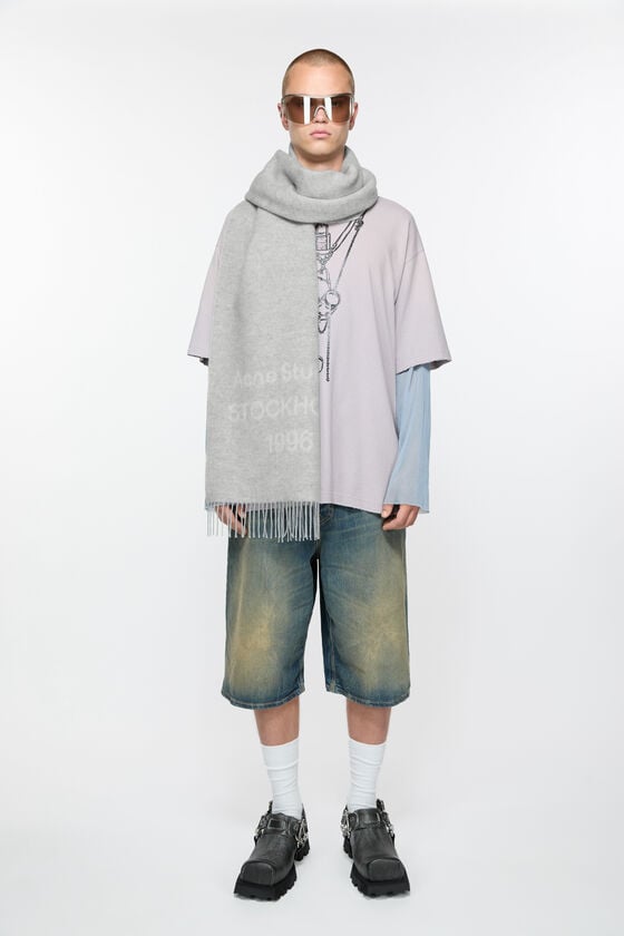Acne Studios Logo wool scarf Lagerräumung