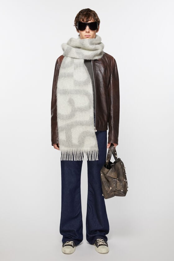 Acne Studios Logo-Schal Heißer Verkauf