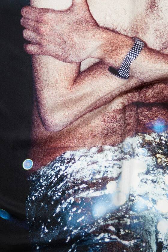 Acne Studios Bedruckter Seidenschal Tiefpreis