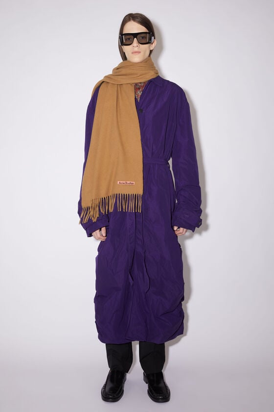 Acne Studios Schmaler Fransen-Schal aus Kaschmir Neueste Stile