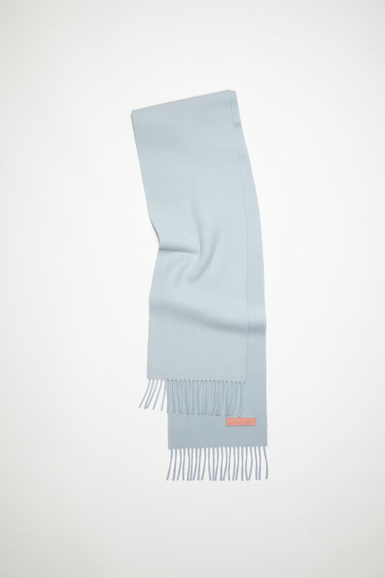 Acne Studios Wollschal mit Label in Rosa – Schmal Bis zu 50% Rabatt