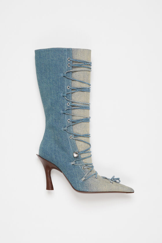 Acne Studios Schnürstiefel mit Absatz Vierteljährliche Förderung
