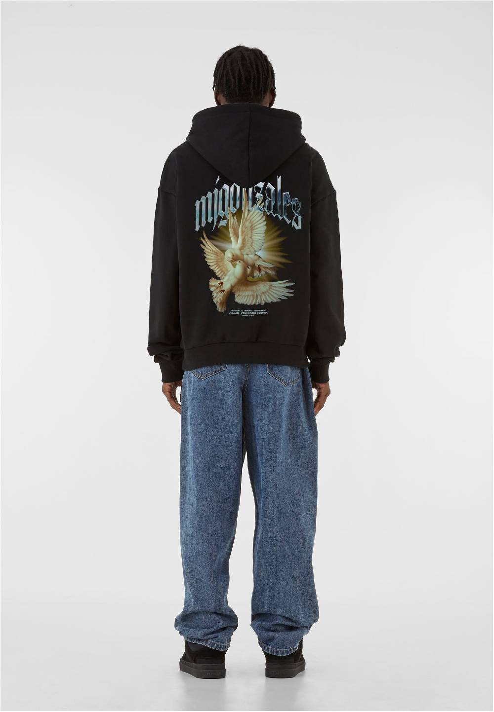 MJ Gonzales SPIRIT x MJG HEAVY OVERSIZED HOODY Neueste Mode