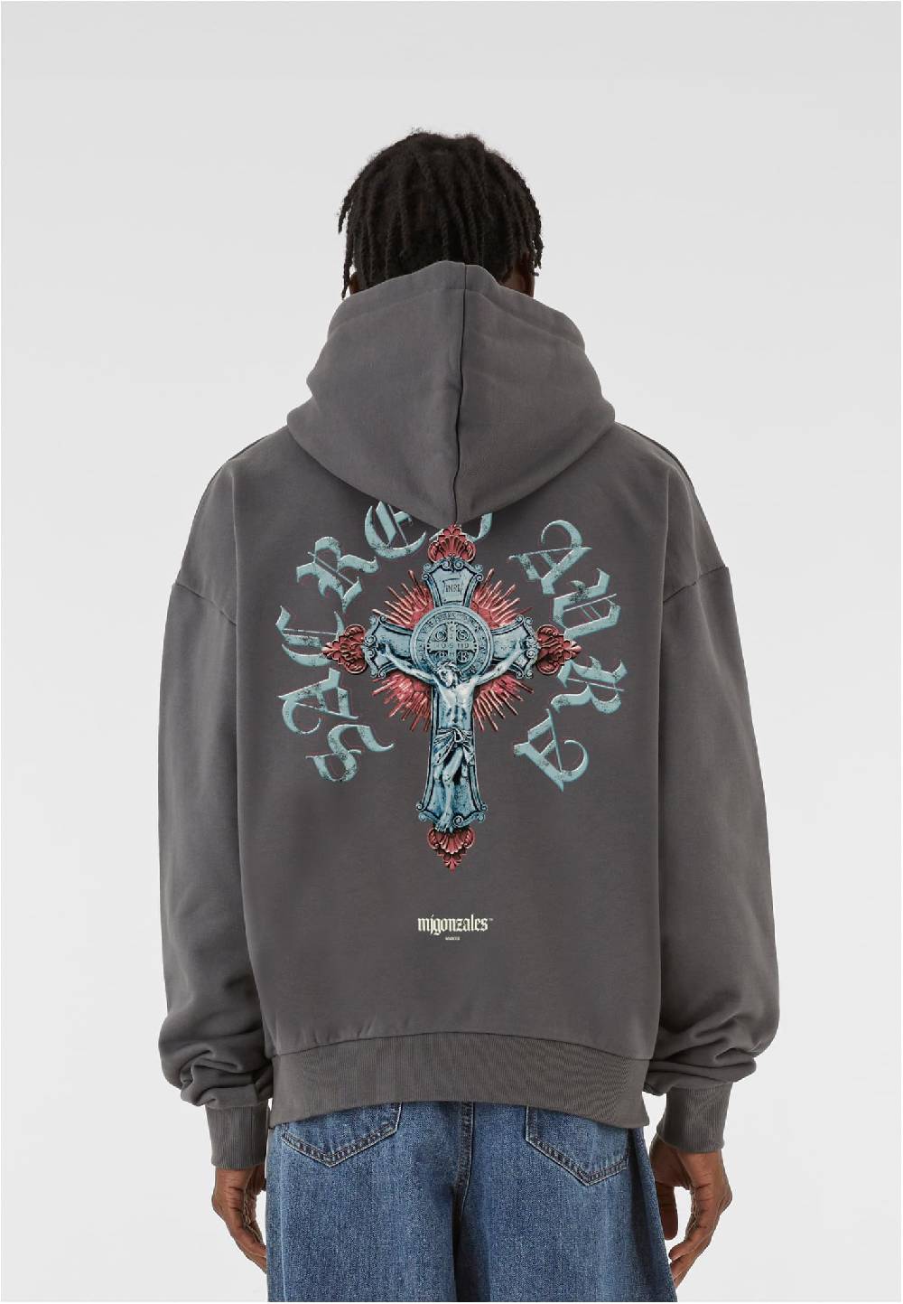 MJ Gonzales CROSS x MJG HEAVY OVERSIZED HOODY Zeitlich begrenztes Angebot