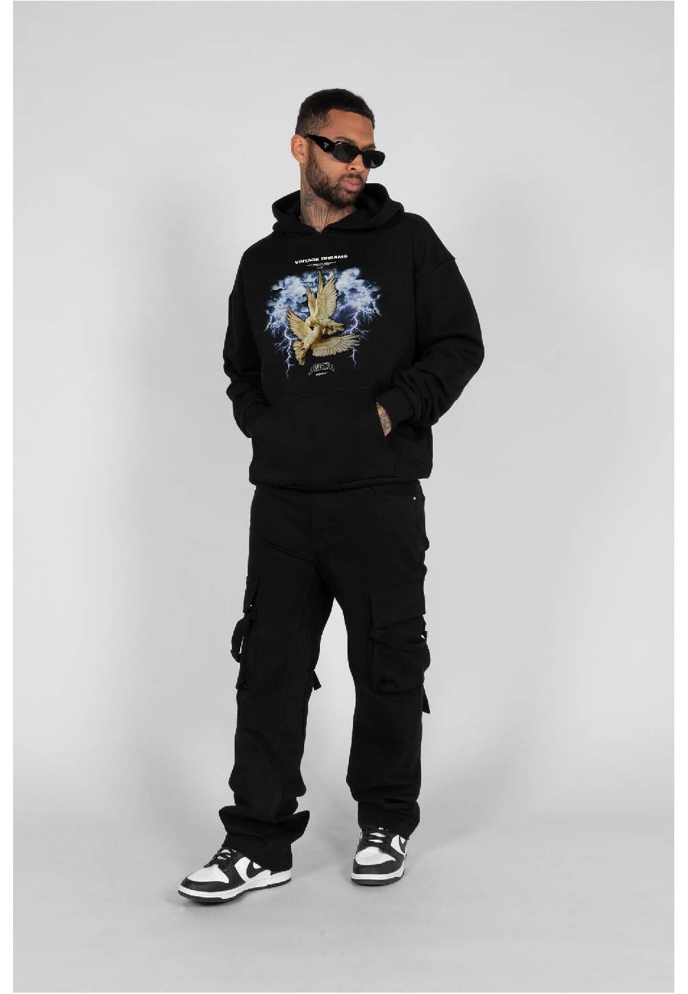 MJ Gonzales VINTAGE DREAMS V.1 Heavy Hoody Oversized Essentials V.4 Neueste Stile