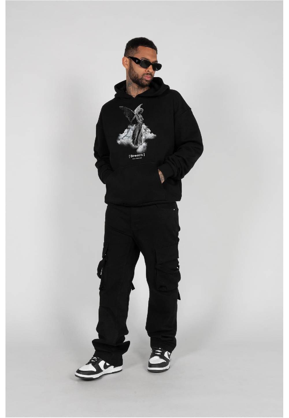 MJ Gonzales ANGEL 3.0 Heavy Hoody Oversized Essentials V.4 Letzter Tag