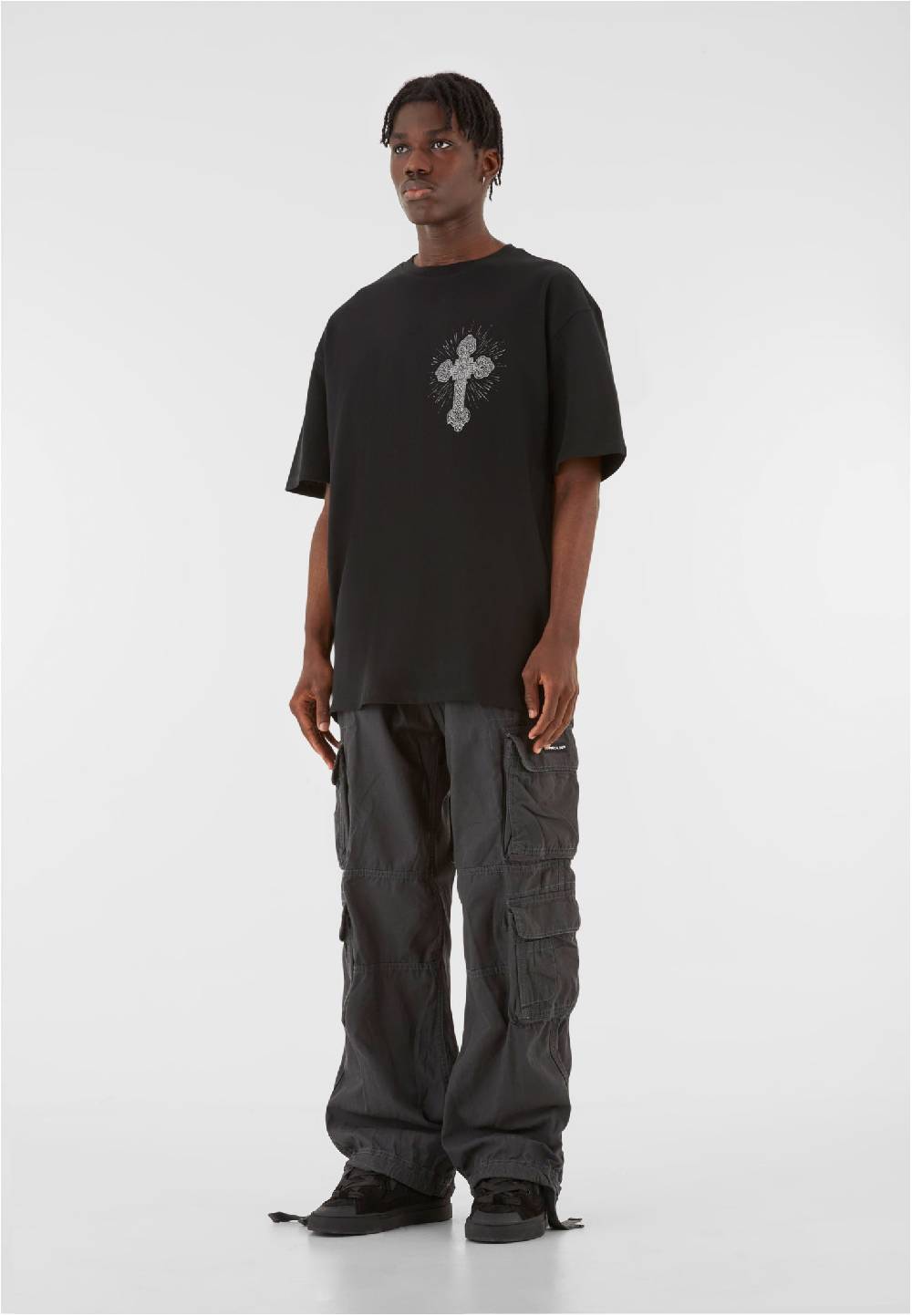 MJ Gonzales Heavy Oversized Tee Grace of God Im Verkauf