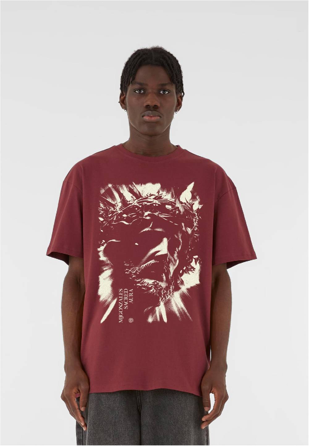 MJ Gonzales JESUS x MJG HEAVY OVERSIZED TEE Schlussverkauf