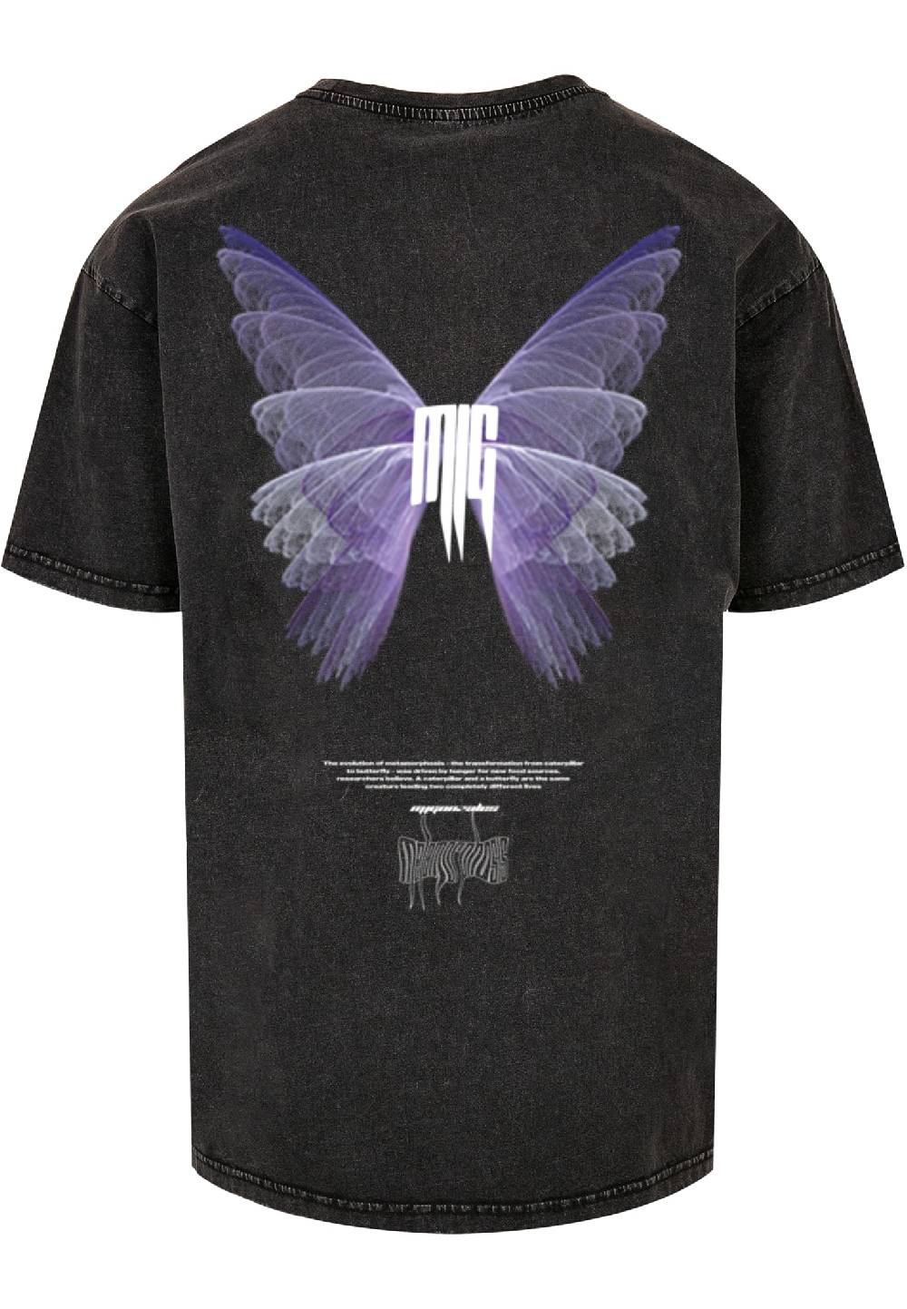 MJ Gonzales METAMORPHOSE V.2 Acid Washed Heavy Oversized Tee Sonderangebot