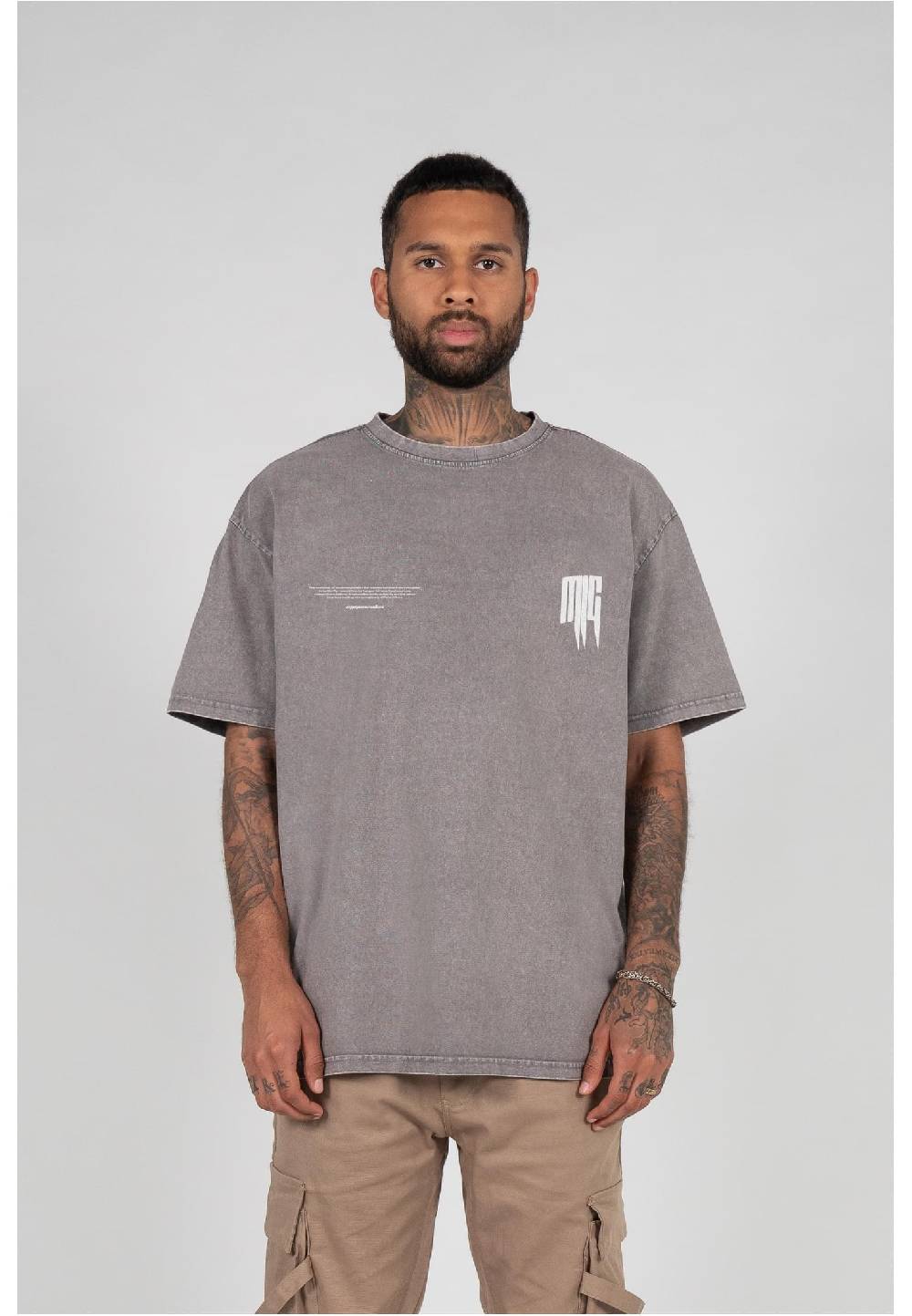MJ Gonzales METAMORPHOSE V.2 Acid Washed Heavy Oversized Tee Sonderangebot