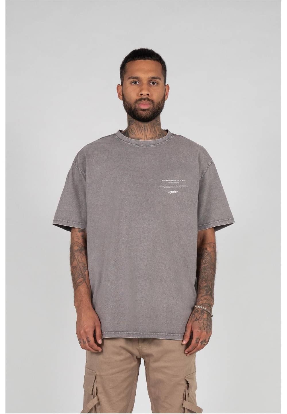 MJ Gonzales HIGHER THAN HEAVEN V.2 Acid Washed Heavy Oversize Tee Günstig kaufen