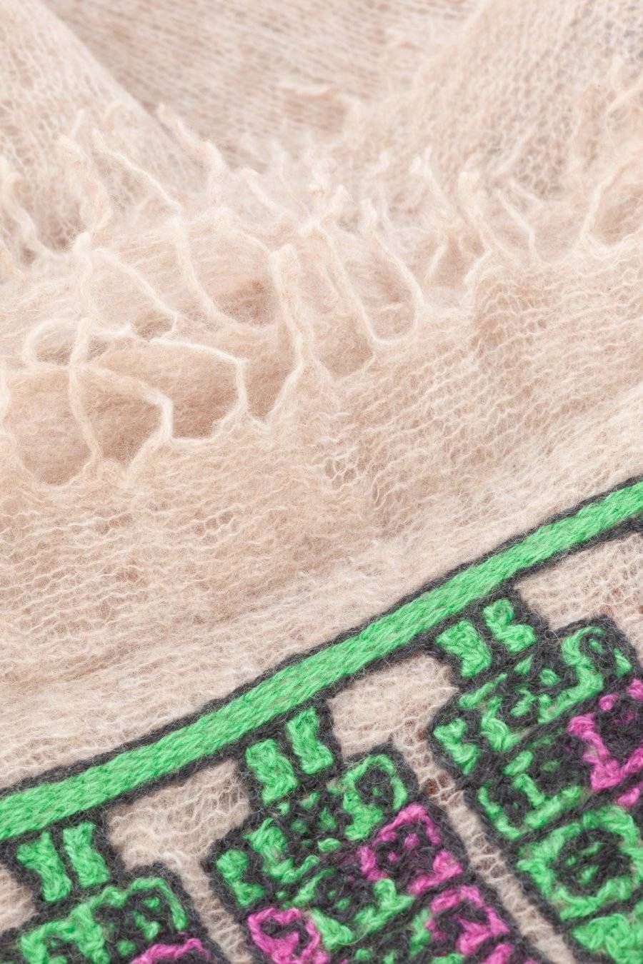 Mouleta Kaschmirschal Hand Embroidery Vatertagsangebot