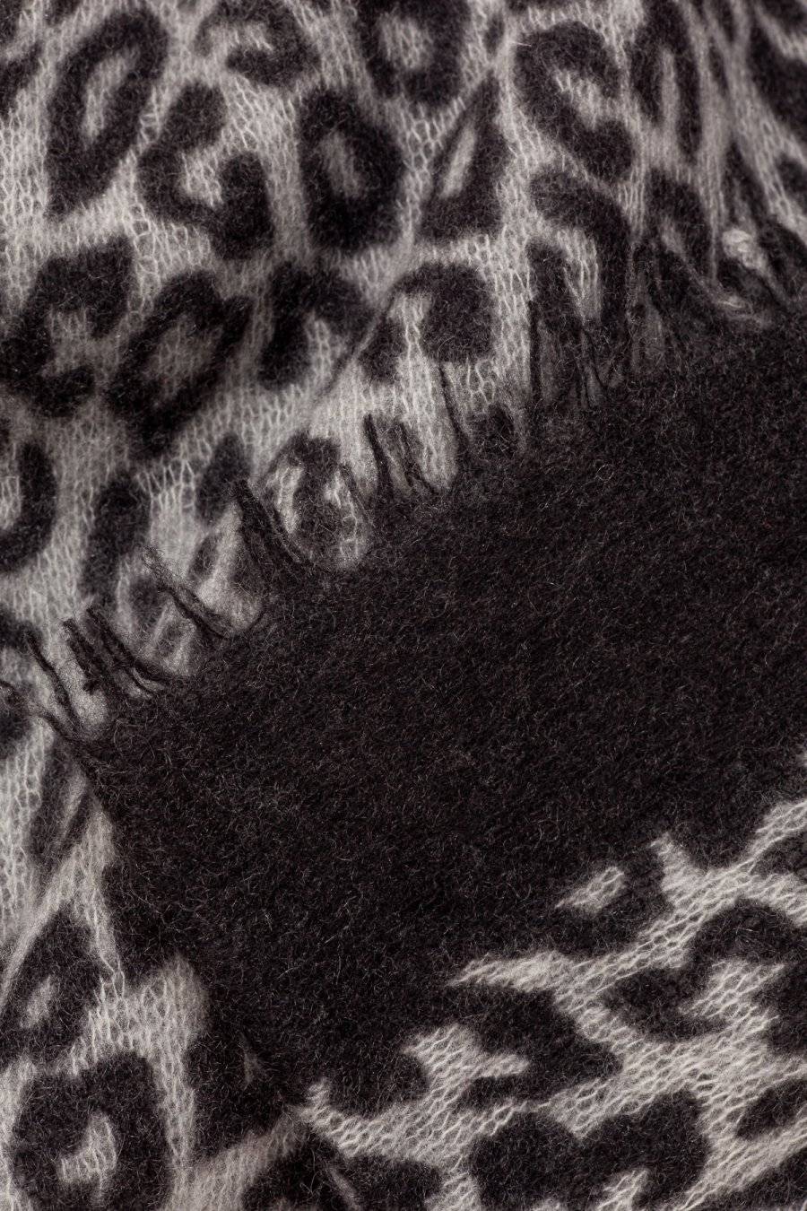 Mouleta Kaschmirschal Leo Print Kostenlose Rückgabe
