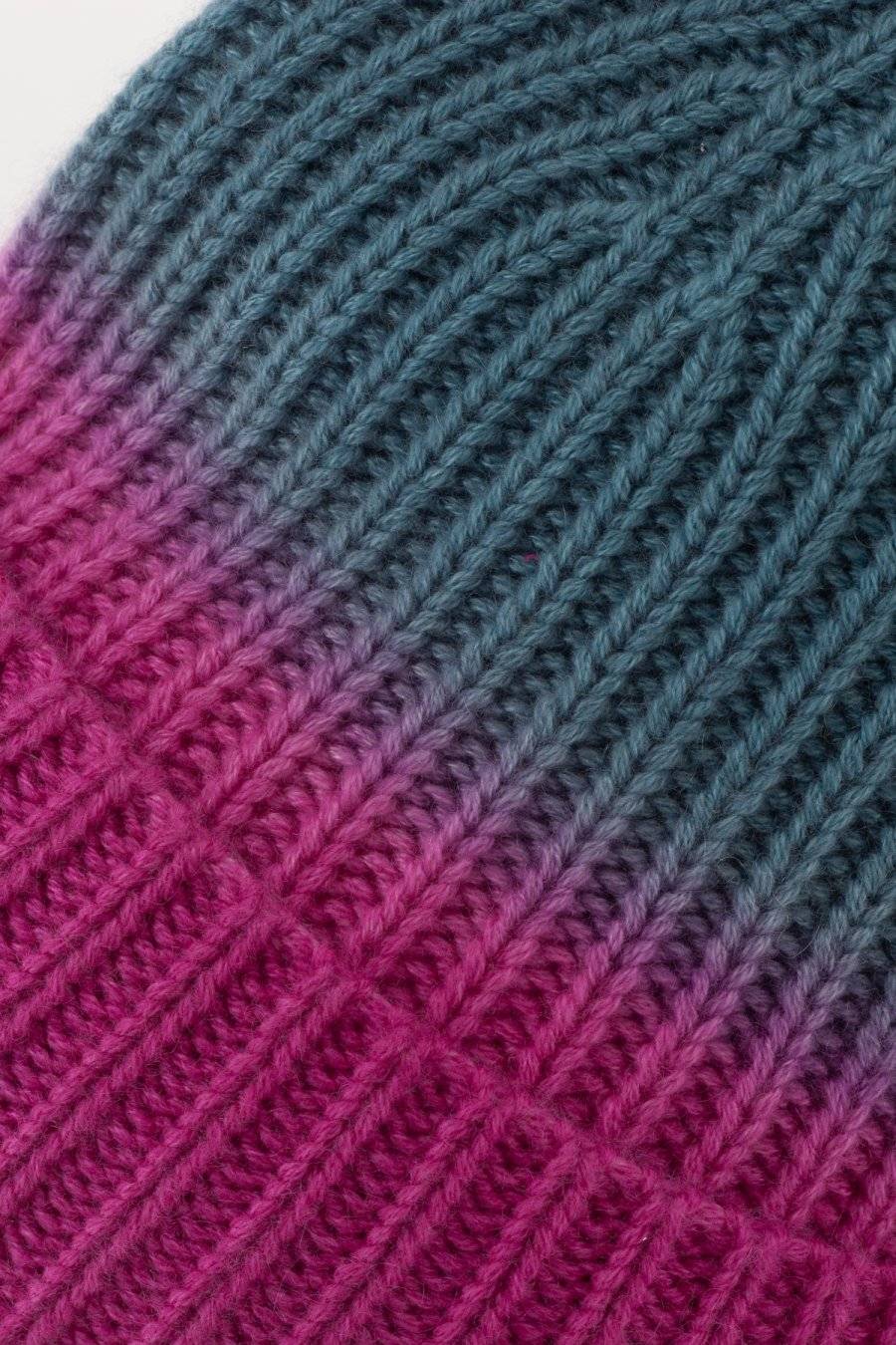 Mouleta Kaschmir Strick Mütze-Shaded Effect Auslauf