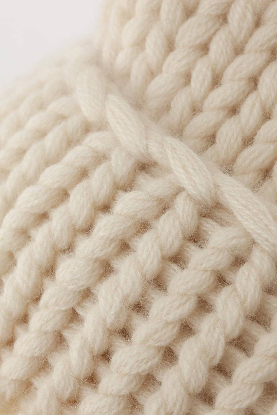 Mouleta Kaschmir Hand Knit Mütze im Angebot
